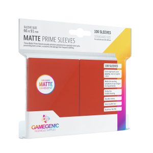 GG MATTE PRIME Sleeves - Red