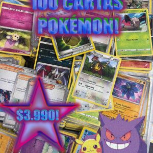 100 Cartas Pokemon Originales!