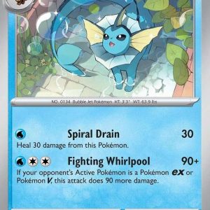 Vaporeon SVP168 - Ingles